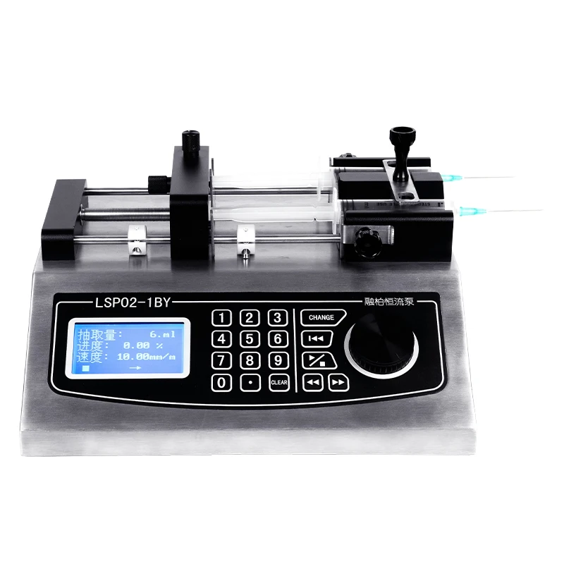 Microfluidics, Dual channel syringe pump, microfluidic equipment