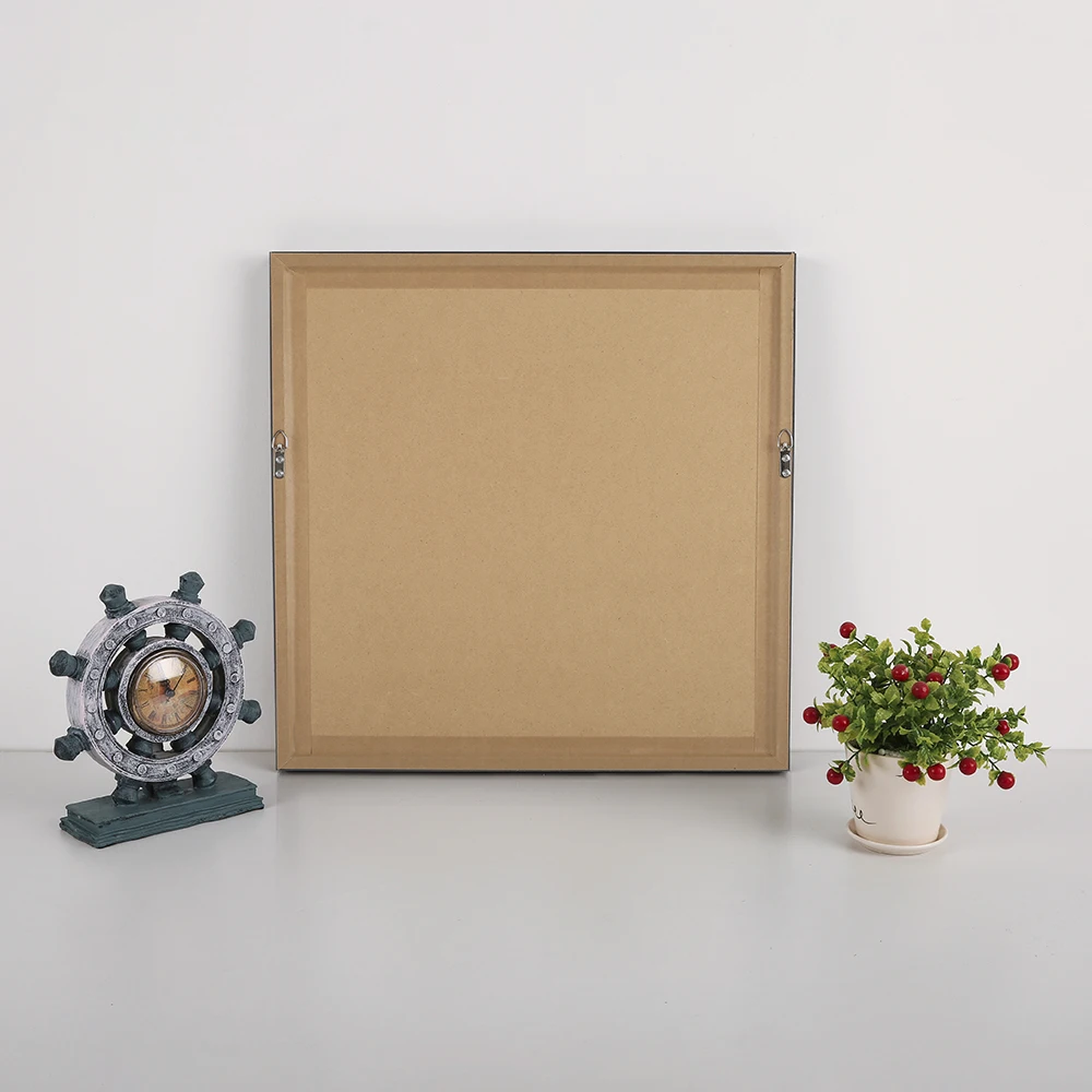 Gold foil boat helm wheel picture black and white wall art abstract prints on floating paper wall frame decor