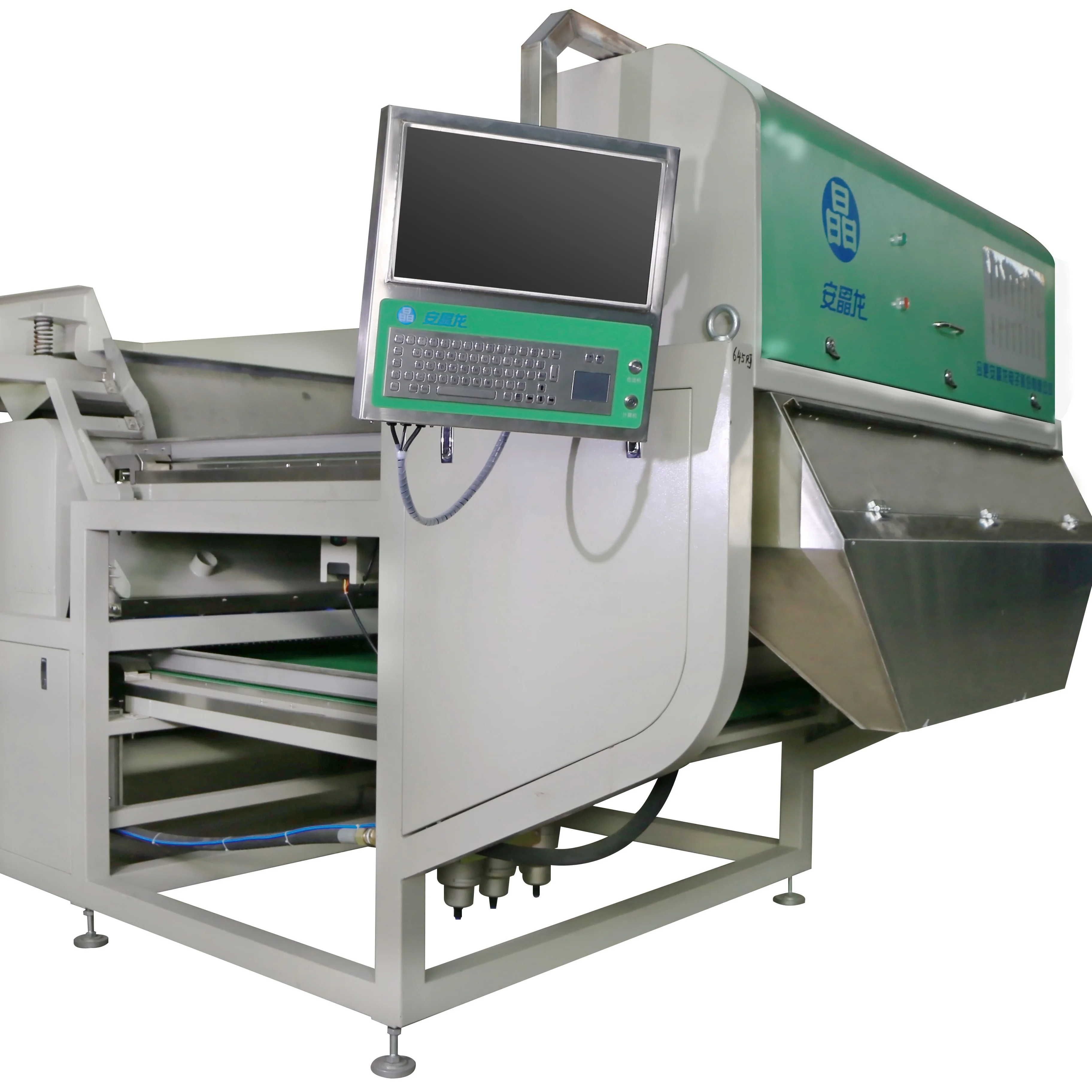 2022 NEW MODEL C421C8-512V6 Double layer PET BOTTLE FLAKES recycling optical sorter,ABS,PP,PET,PE,PVC,PC optical sorter