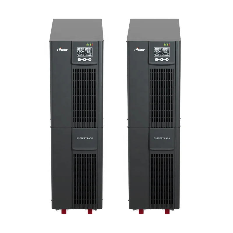 10KVA 10K Online Transformerless Commercial PF1 UPS for Office Back Up with Inbuilt Battery