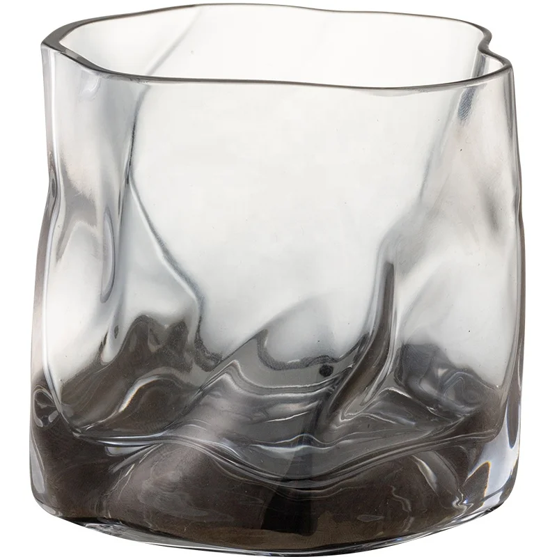 Винный Бокал для виски В креативном стиле, классический хрустальный спирт, креативный прозрачный фруктовый сок, напиток с молоком, разноцветная чашка типа T