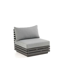 Modern minimalist design private garden furniture hotel patio outdoor sofa aluminum garden sofa set