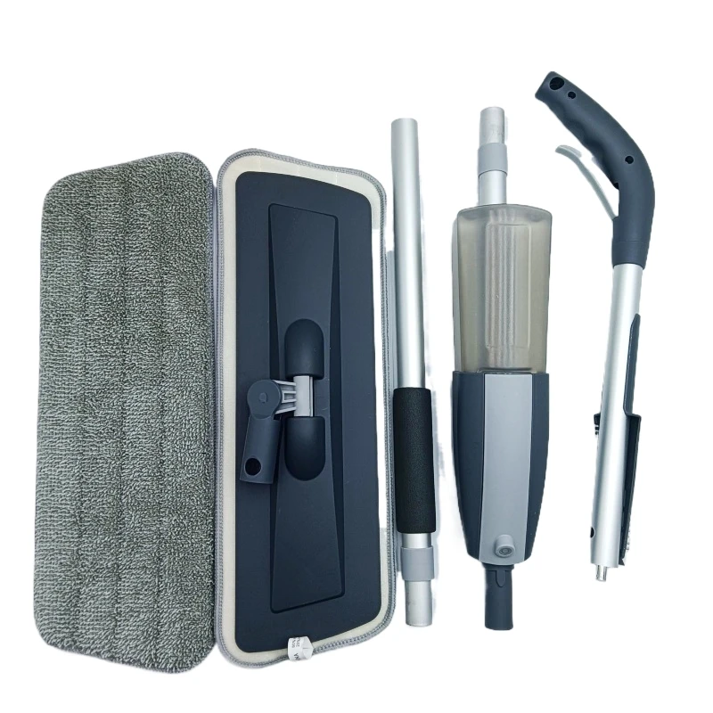 Wet Spray Dust Mop Refillable Flat Floor Spray Mop with Refillable Bottle and 2 Washable Microfiber Pads Spray Mop