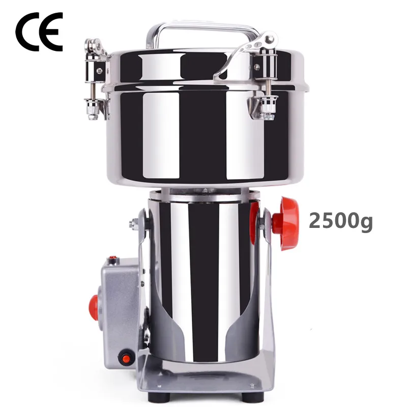 Factory Mini household 200g Electric Stainless Steel Nuts Spices  Chopper Cereals Dry Food Grinder Mill Machine Price