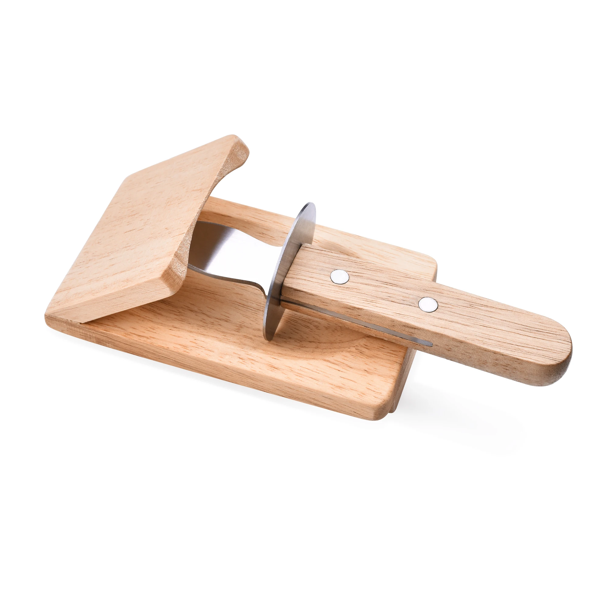 Seafood Tools Set Wooden Oyster Knife Shucker Tools Clamp Oyster Shucking Tool with Knife