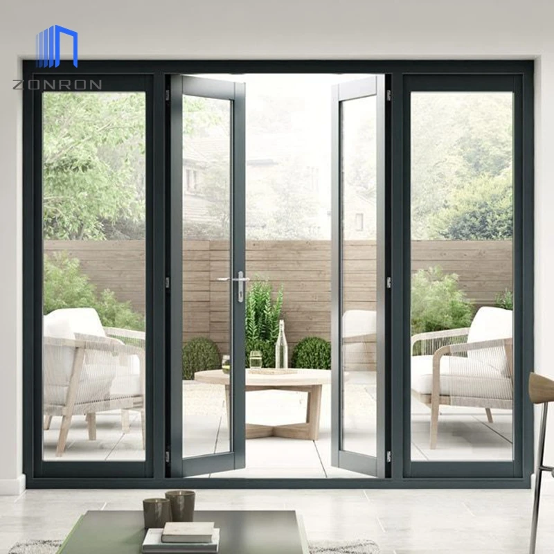 ZONRON New simple fold window household open indoor window wholesale aluminum balcony windproof folding window