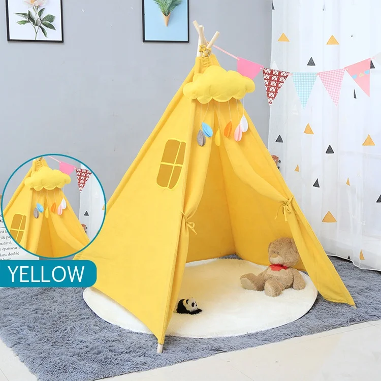
Kids Teepee Play House Indoor Indian Kids Tent 