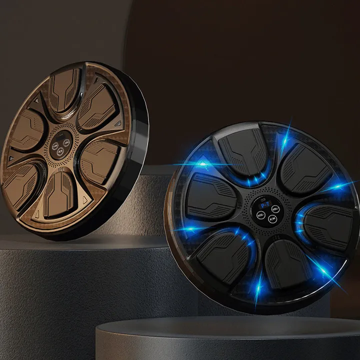 2024 Boxing Target Trainer Dummy Training Fitness Wall Target Pad Light Up Smart Music Boxing Training for Home