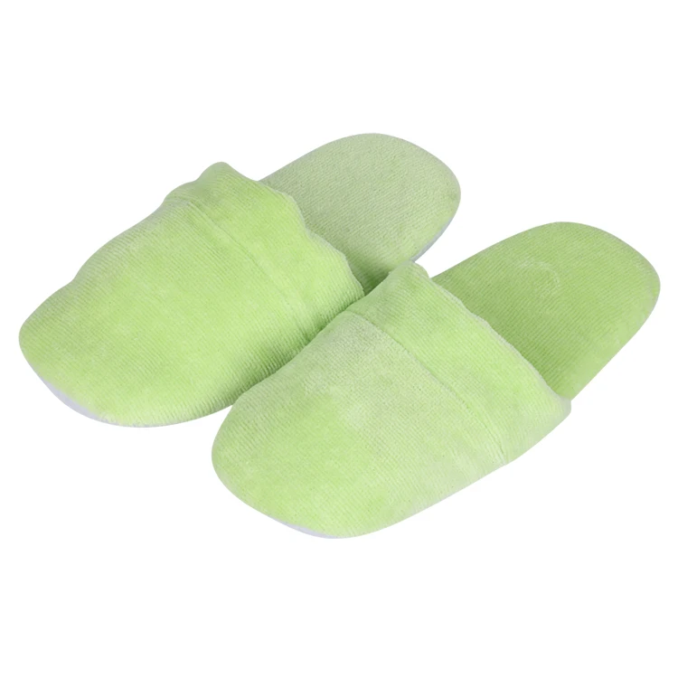 The global sell nice-looking easy to use high quality solid color custom colors and patterns of slippers hotel close toe