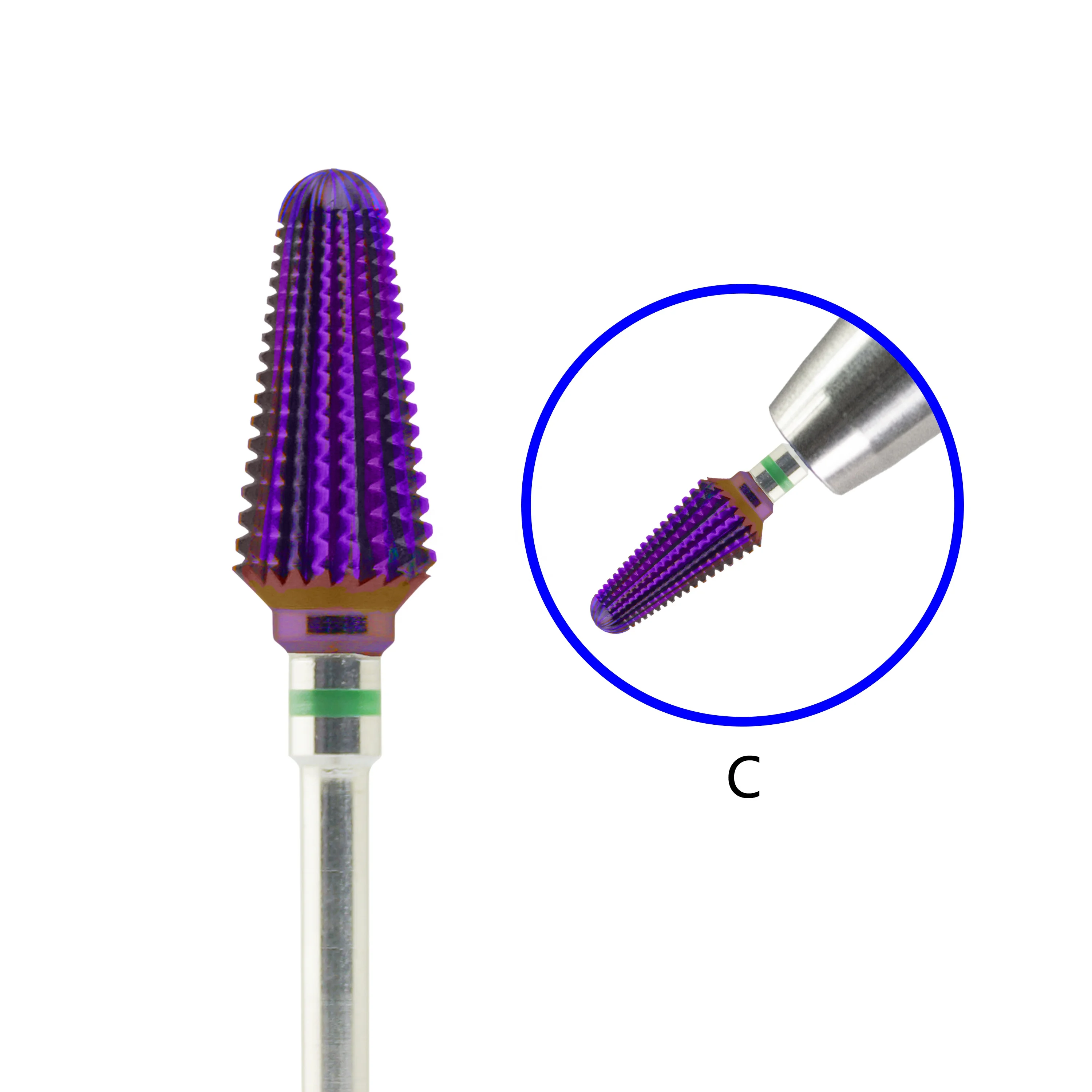 Tornado 2.35 Shank Tungsten Carbide Professional E-File Nail Drill Bits