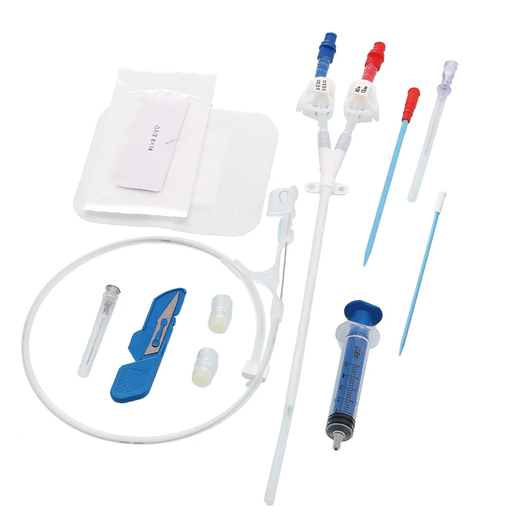 
Hemodialysis dialysis catheter long double 11.5fr time permanant catheter for dialysis 
