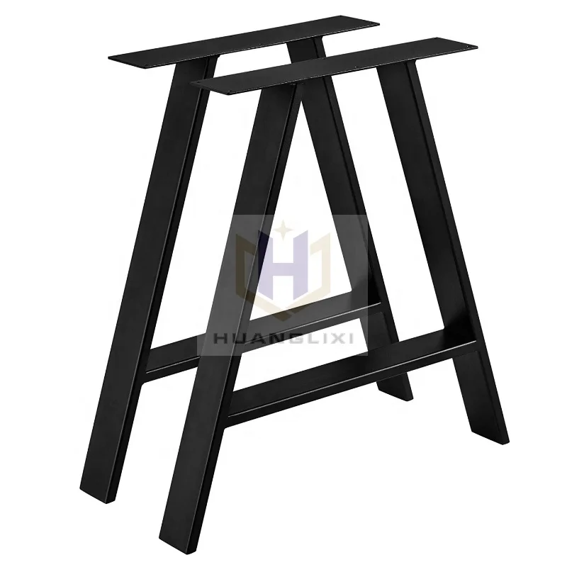 Table Frames Industrial Restaurant Desk Office Cast Iron Steel Bench Dinning Coffee Dining Furniture Metal Table Legs For Table
