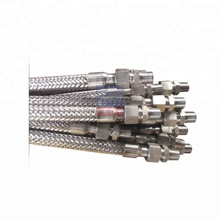 Stainless steel Flexible Corrugated Braided Metal Hose for industrial use water metal hose