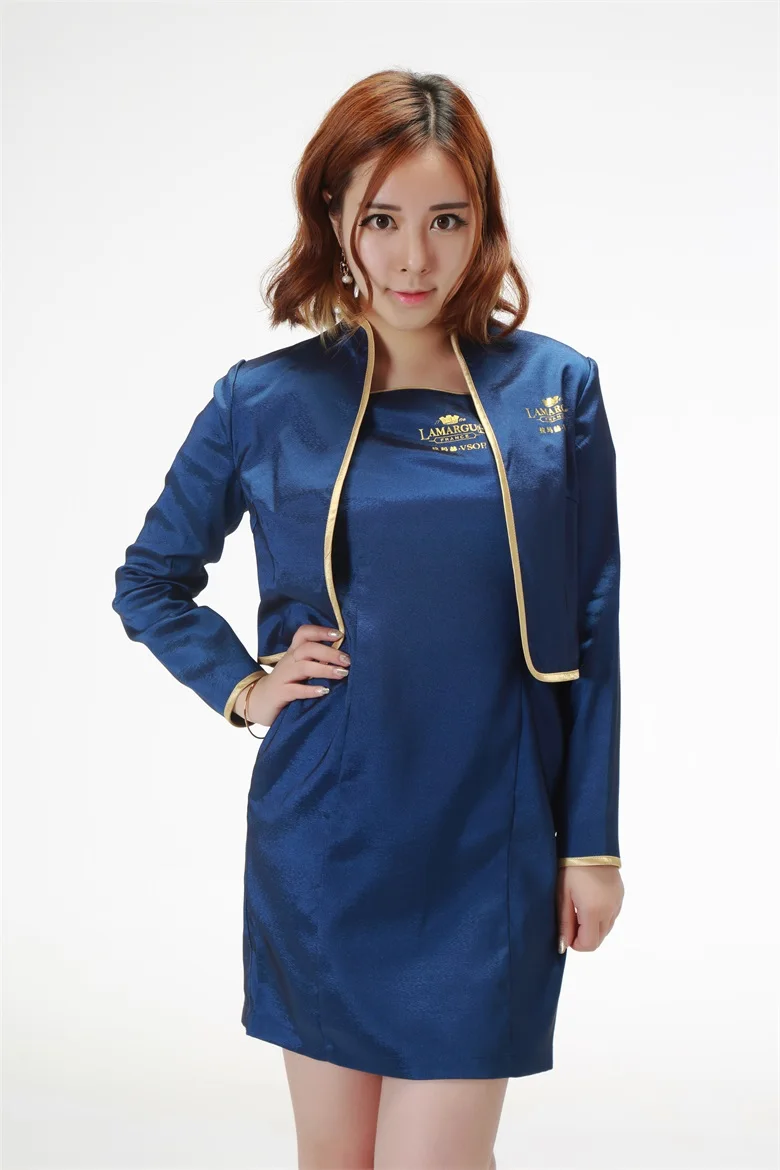 Direct Sales Cheap High Quality Long Sleeve Two-piece Women Work Dress