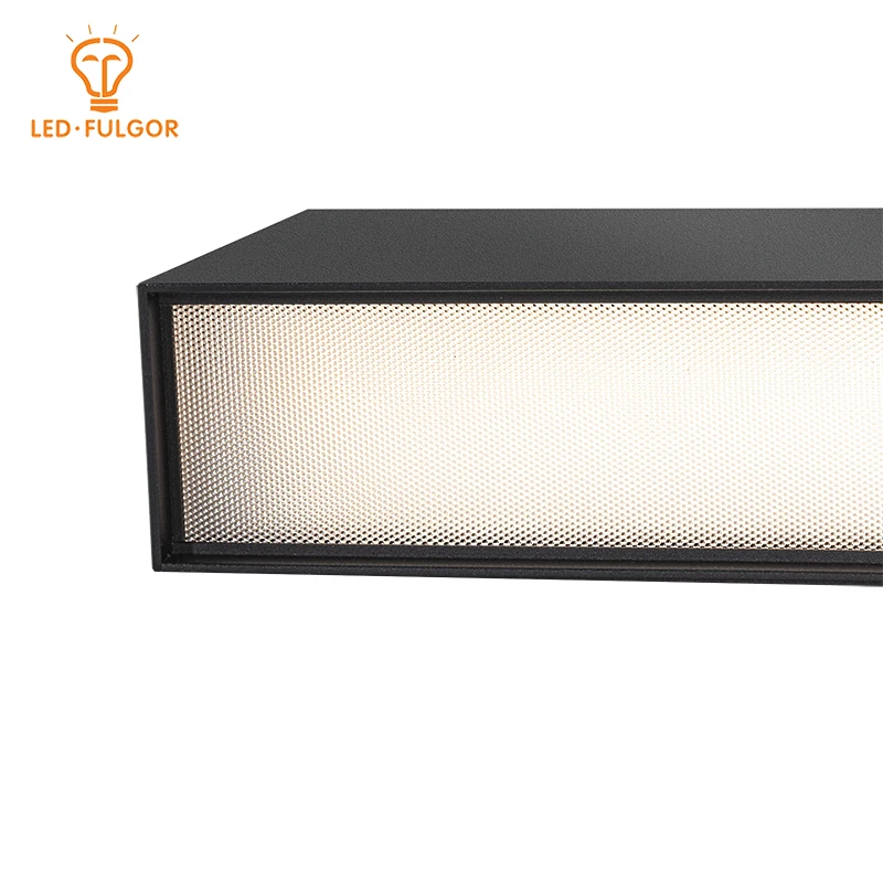 Manufacturer Price IP20 white/black 36W Indoor Lighting Aluminum Line Linkable denpant LED linear light