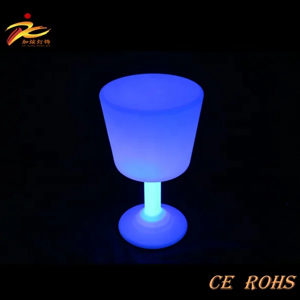 Пластиковая светодиодная Напольная Лампа, меняющая цвет RGB, с пультом дистанционного управления для украшения дома