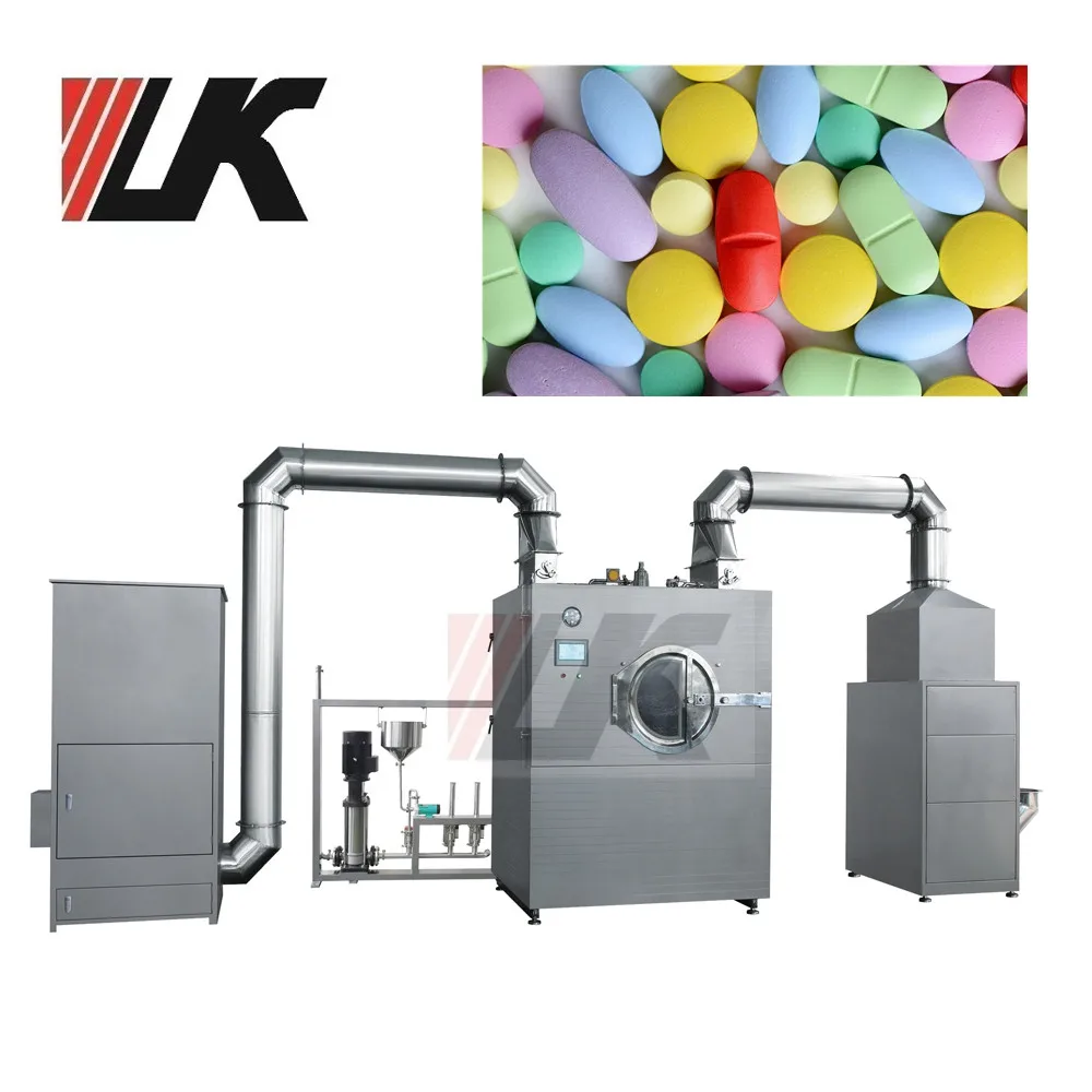 
BG-150D High Efficiency Pharmacy Automatic Tablet Coating Machine Pill Coater Machine 