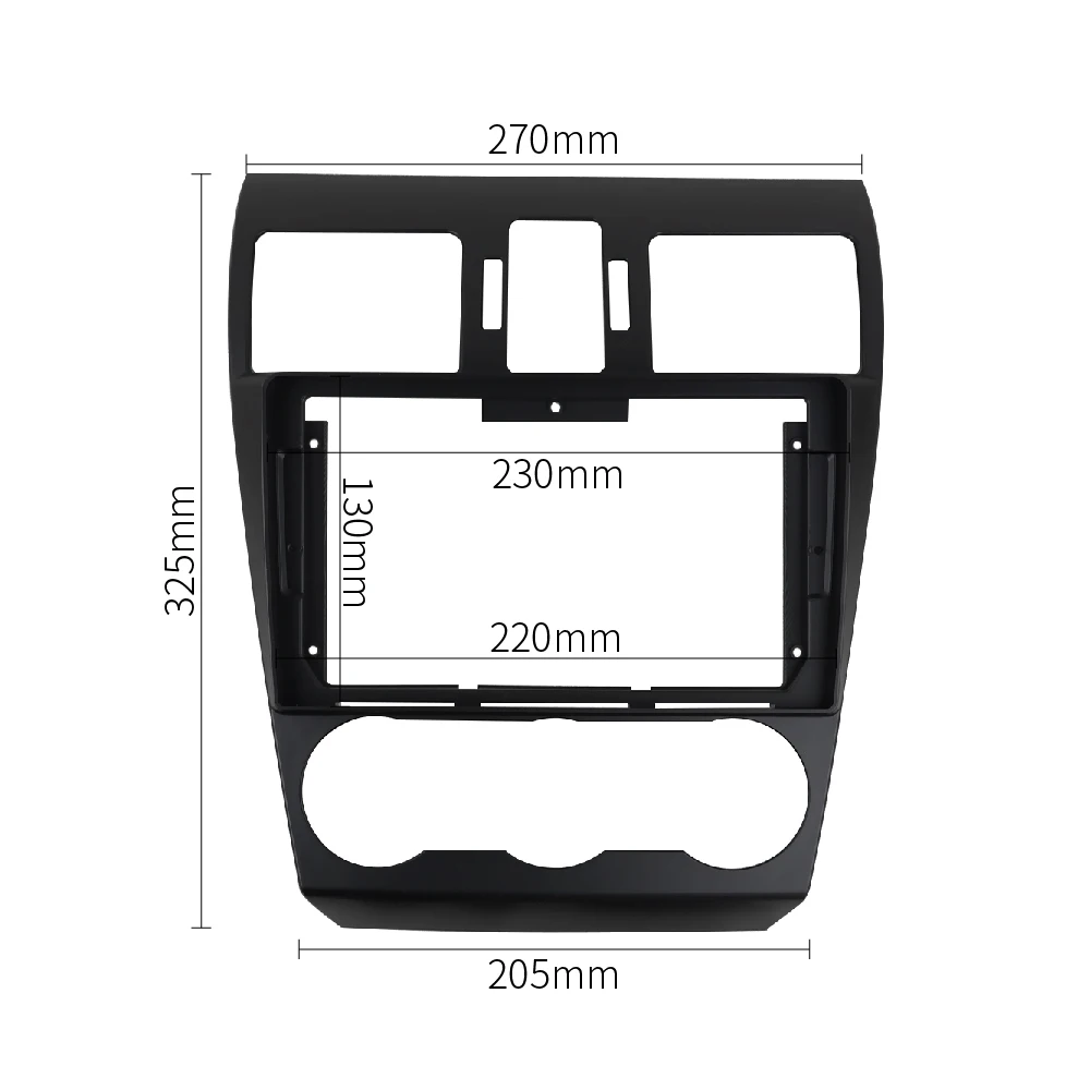 Радиопанель для SUBARU FORESTER 2012-2015 IMPREZA XV 2016-2017 CROSSTREK WRX LEVORG tereo GPS DVD-плеер Установочная панель