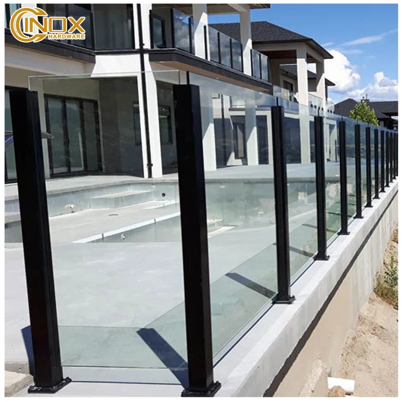 Out Door Roof Balcony Stainless Steel Shape Bracket Guard Rail Post Brackets
