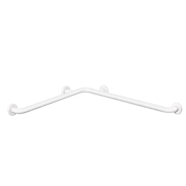 White Powder Coated Stainless Steel Safety Grab Bar Handicap