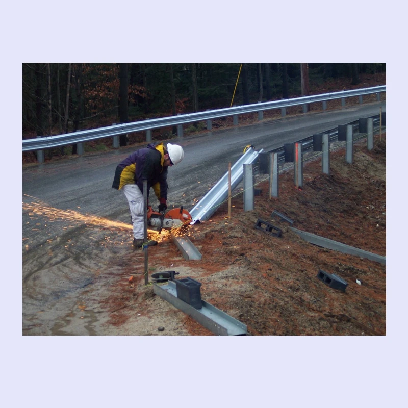 Galvanized Metal Fishtail Bullnose Anchor Buffer Bridge Terminal End Connector for W Beam Highway Guardrail