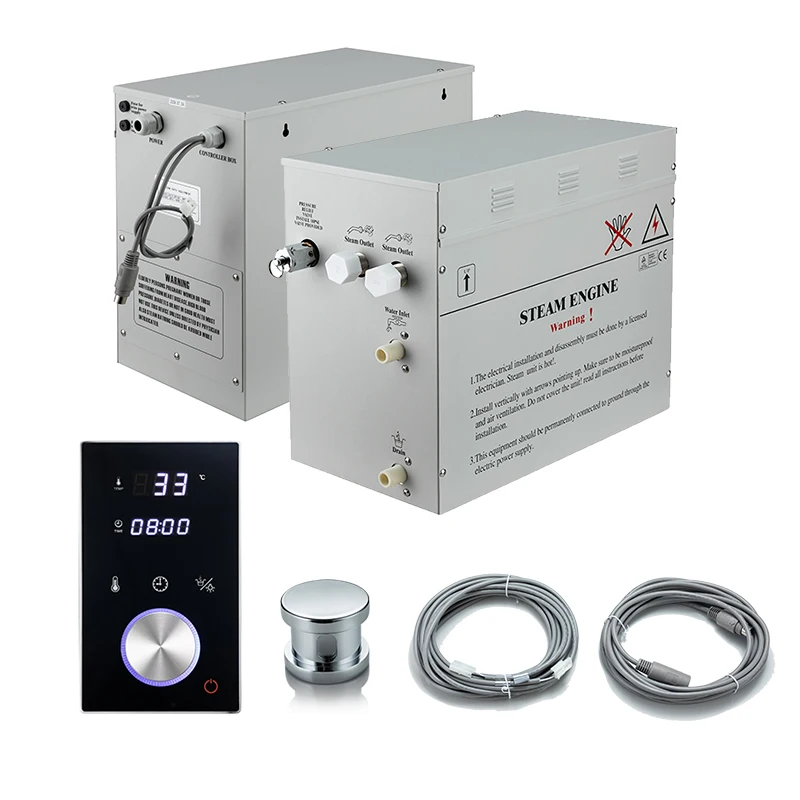 Stepon APP control WiFi smart control panel steam bath generator 9kw steam generator for shower room steam sauna generator