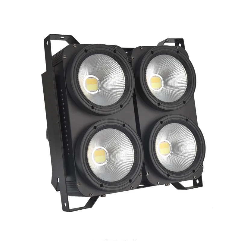 
Pro dj stage light white color 4 eyes 4x100w cob led blinder light 