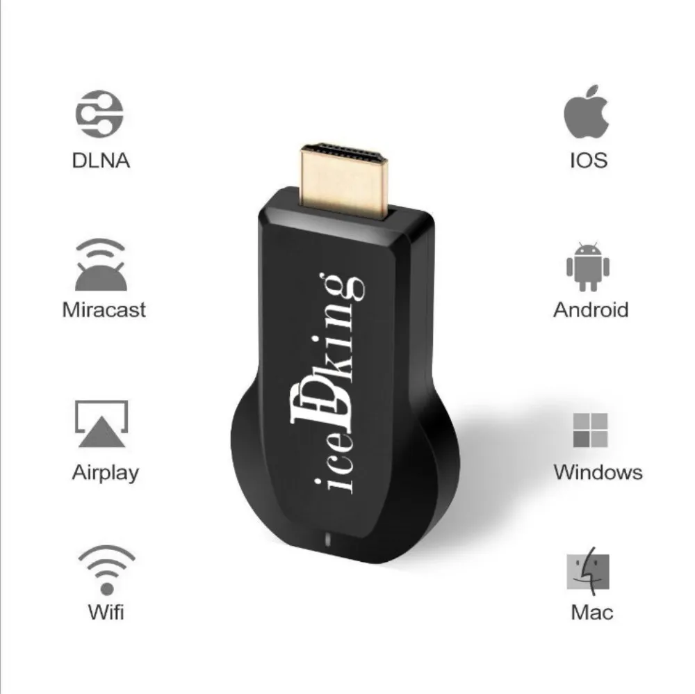 AnyCast M2 Plus 1080P Wireless WiFi Display Dongle Receiver Support Miracast Airplay DLNA For IOS Android