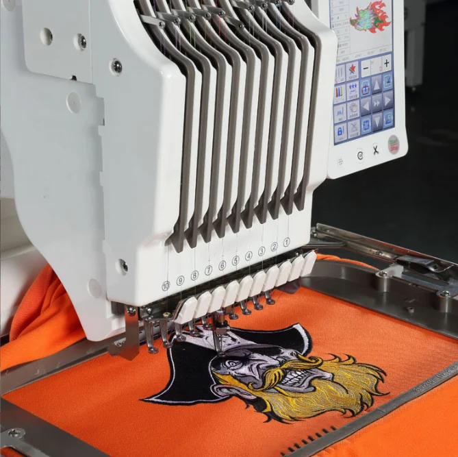 Good Quality High Speed Computerized 2 heads Embroidery Machine Factory Price