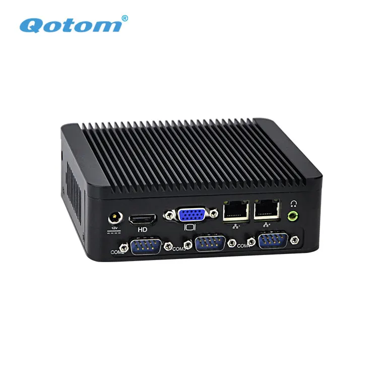  HD видео VGA 2 * lan 4 com порты 3 USB 0 1 USB3.0 mini itx корпус для компьютера без
