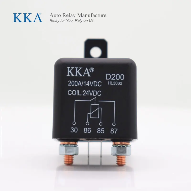  KKA-D200 200A автомобильное реле 24V 2 4 W автомобильные стартер для тяжелых условий эксплуатации автомобилей Грузовик