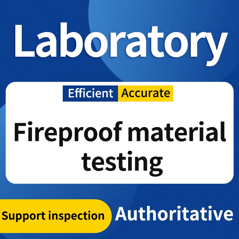 Fireproof Material Testing Advanced Spectral Analysis for Composition Performance and Safety Standards