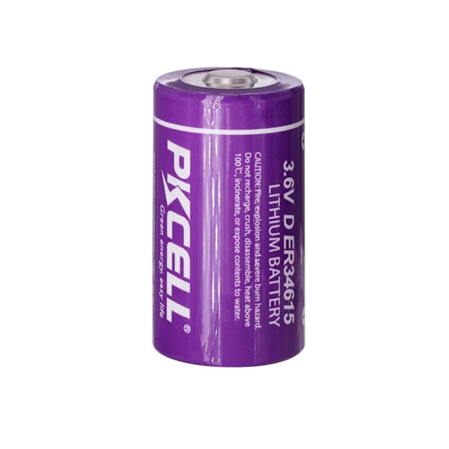 PKCELL Brand High Quality LS33600 ER34615M 3.6V 14Ah Lithium Battery D Size ER34615