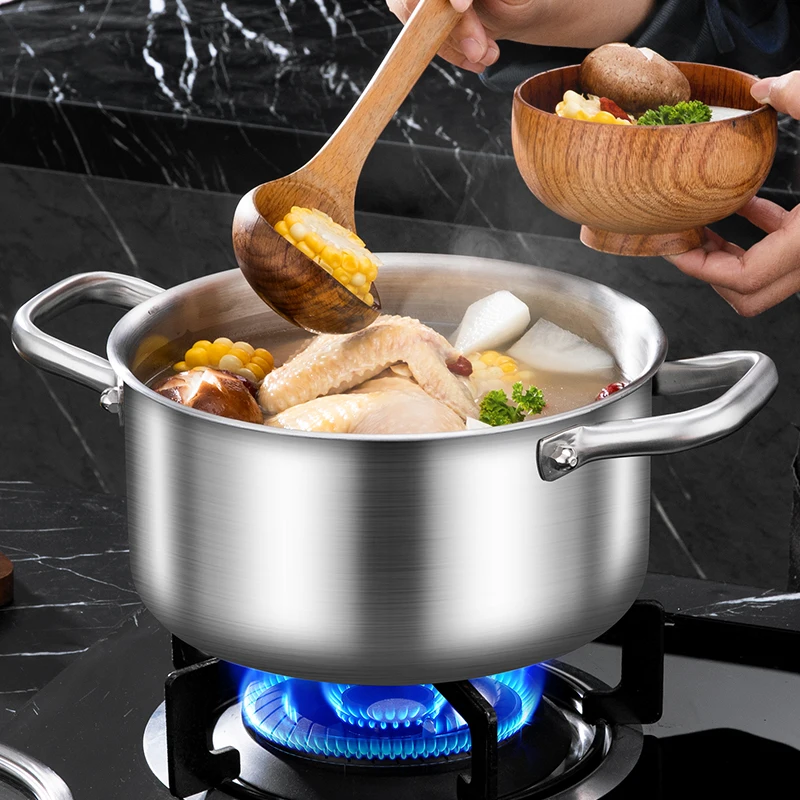 Real material thickened 316 stainless steel soup pot durable to create a new way of health