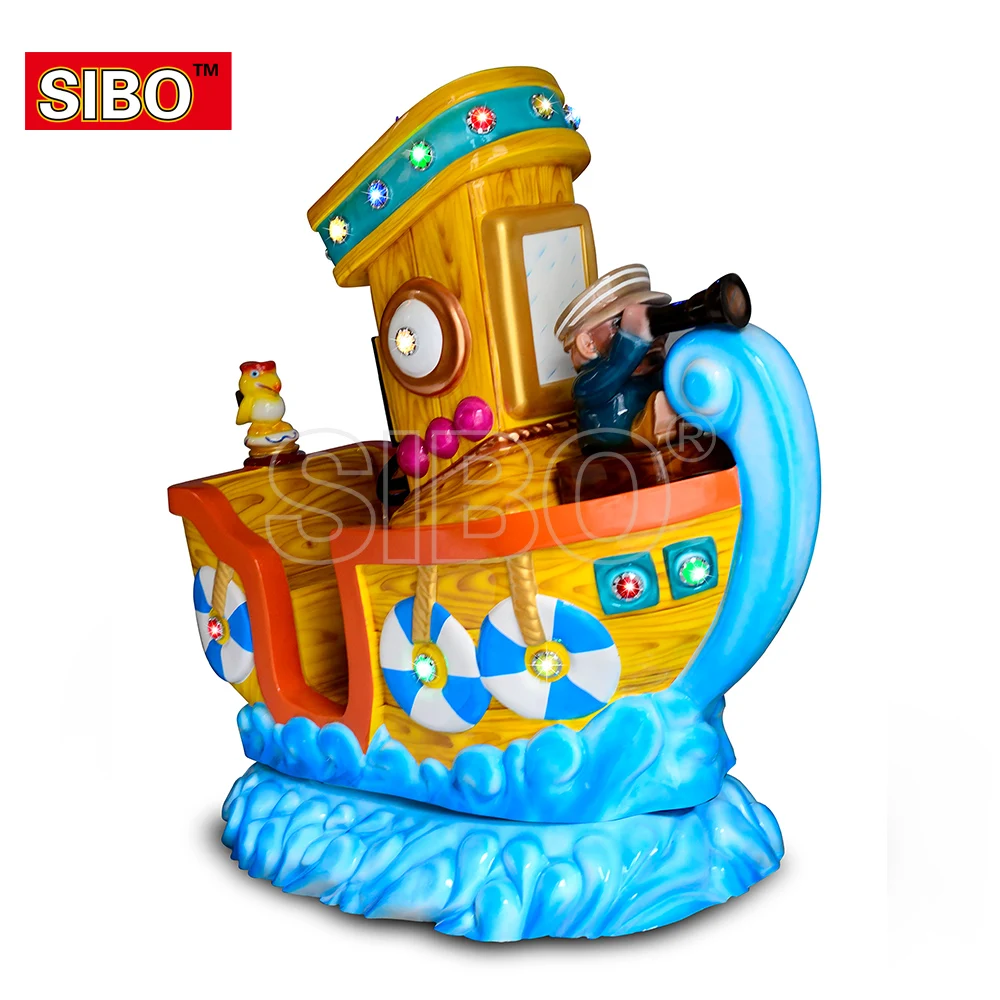 Amusement park coin operated kiddie rides,kids electric boat for sale