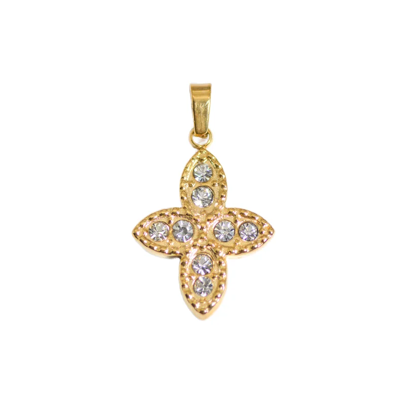 Fashionable Titanium Steel Natural Stone Oil Drop Pendant Diy Jewelry Necklace Pendant Accessories For Jewelry Production