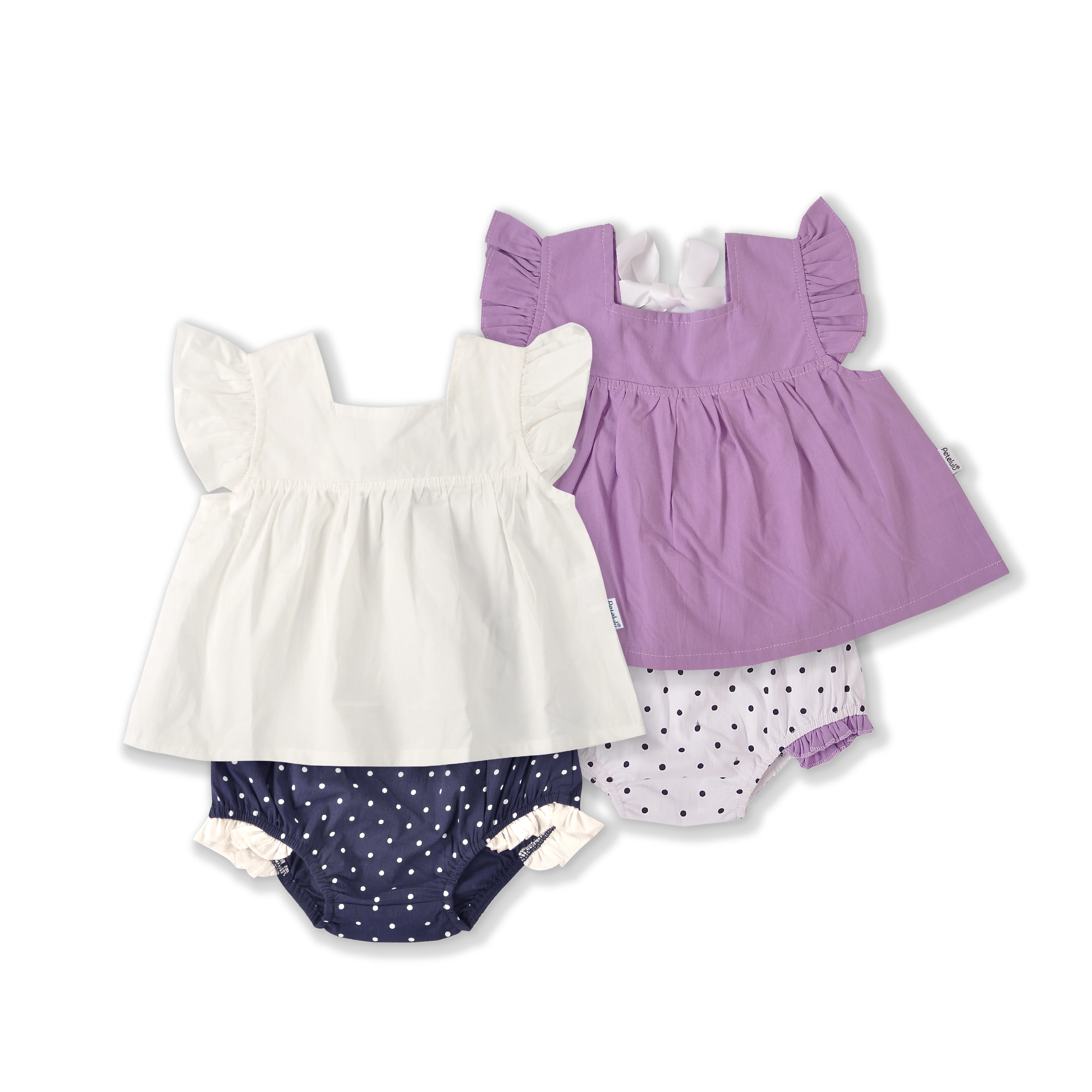 Baby girl 2 piece sets kid clothes  ruffle sleeve sweet girl new style
