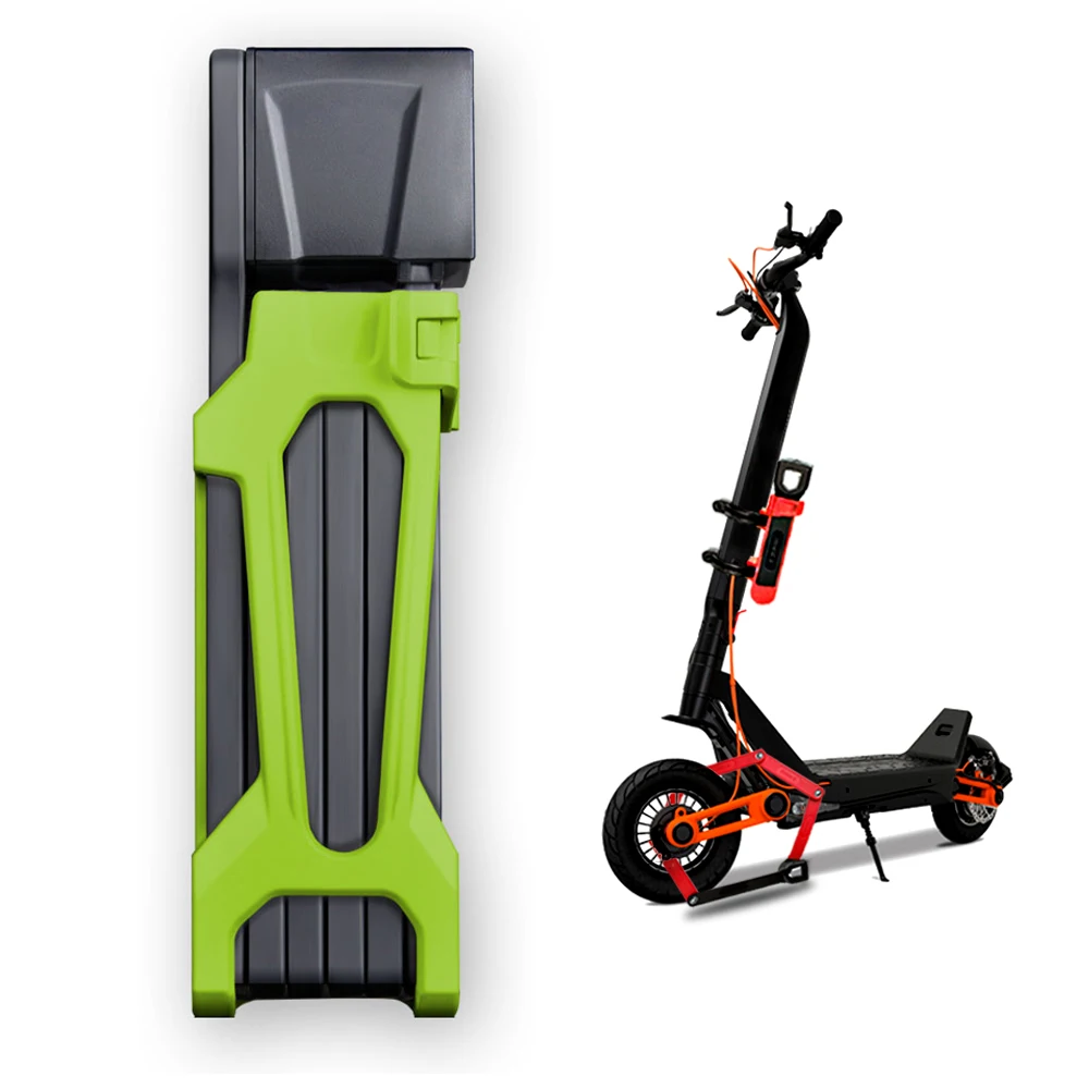 ETOOK Heat Treated Foldable Bicycle Lock Bike Folding Lock Bike Frame Lock with Bracket