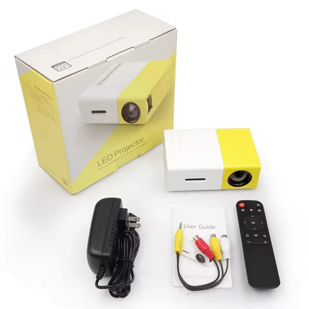 Factory YG300 4k HD Salange J9pro Portable Projector Mini Beam Pocket Mobile Home Video Projector Kids Story Projector