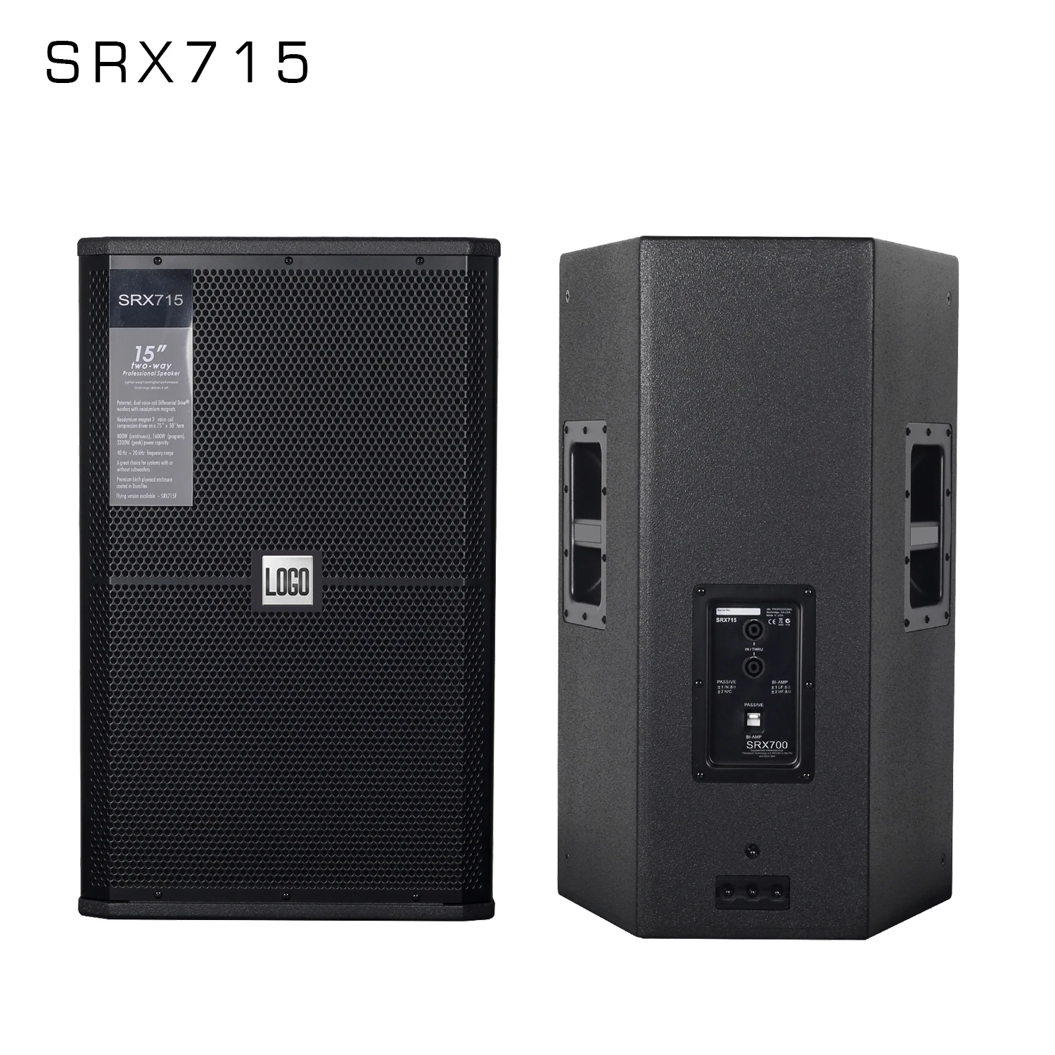 SRX715 Pro динамик один 15 дюймов с большой мощностью для сцены