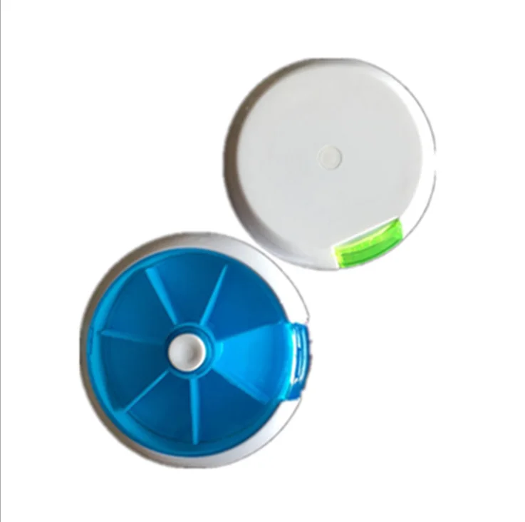 Factory sale 7 grid seven days pill storage cases plastic box portable travel kit for travel 7 compartments sealed Pill Box