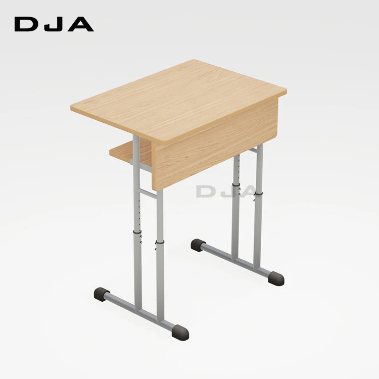 Adjustable wooden student studying and meeting chairs with table at school color optional desk chair sets