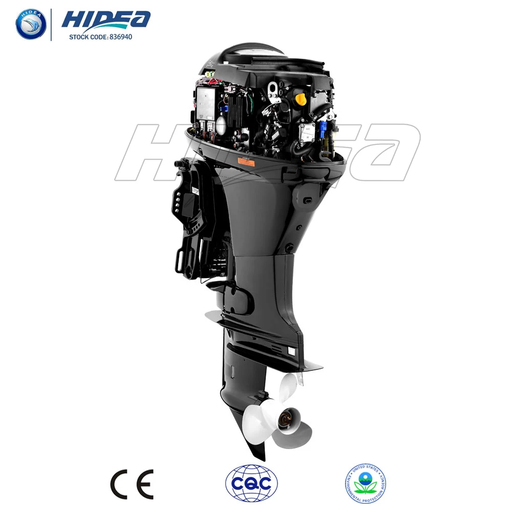 Hidea CE Approved EFI 60hp Outboard Engine Electronic Fuel Injection  for Sale F60 Black engine motor Mannul/Electric Motor