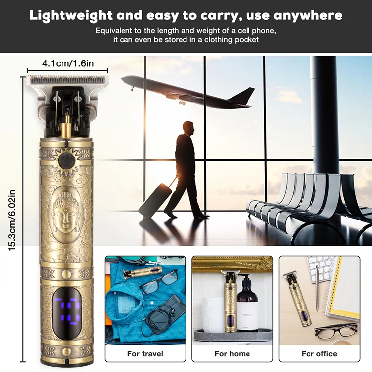 USB T9 Hair Clipper Professional Electric Hair Trimmer Barber Shaver Trimmer Beard 0mm Men Hair Cutting Machine for Men