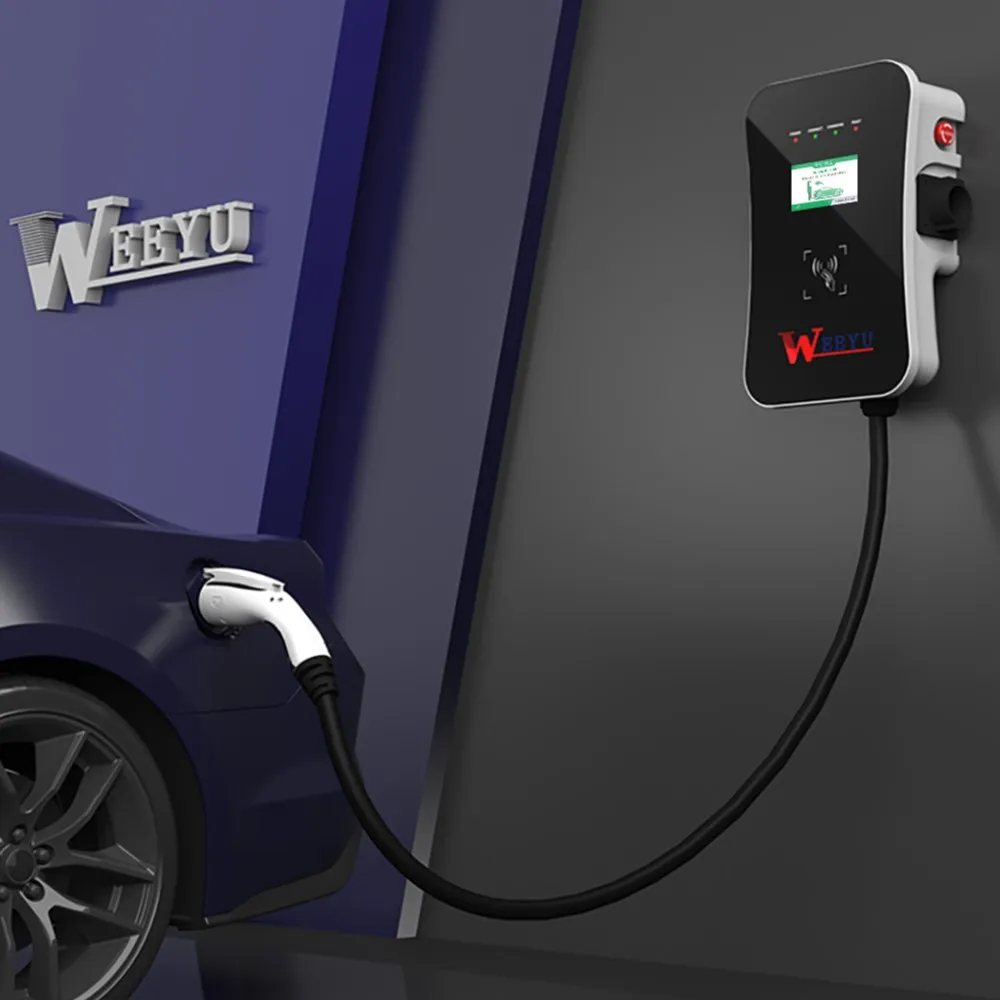 EVSE type2 EV зарядная станция 7 кВт 22kW wallbox AC зарядное устройство