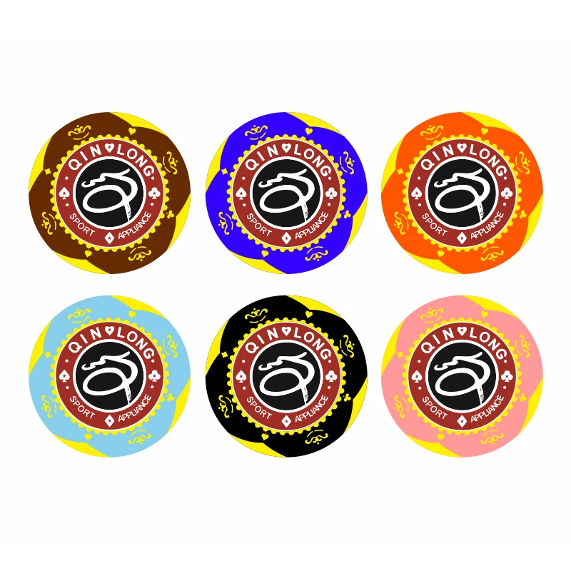 14g ABS Clay  poker chips custom logo double color chips Casino clay poker chips for casino