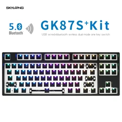 Hot Swap plastic 87 keys semi- finished tkl keyboard kit Mechanical Keyboards