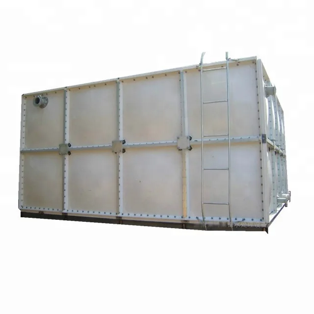 FRP GRP Fiberglass Modular Water Tank for Fire Fighting Sectional Assembled 1000ltr Water Pump Tanks