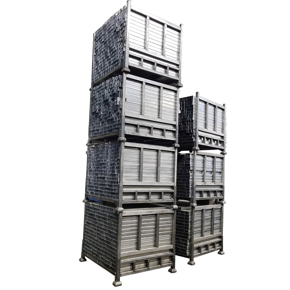 
plan base foldable metal rack stacking up to 5 layers 