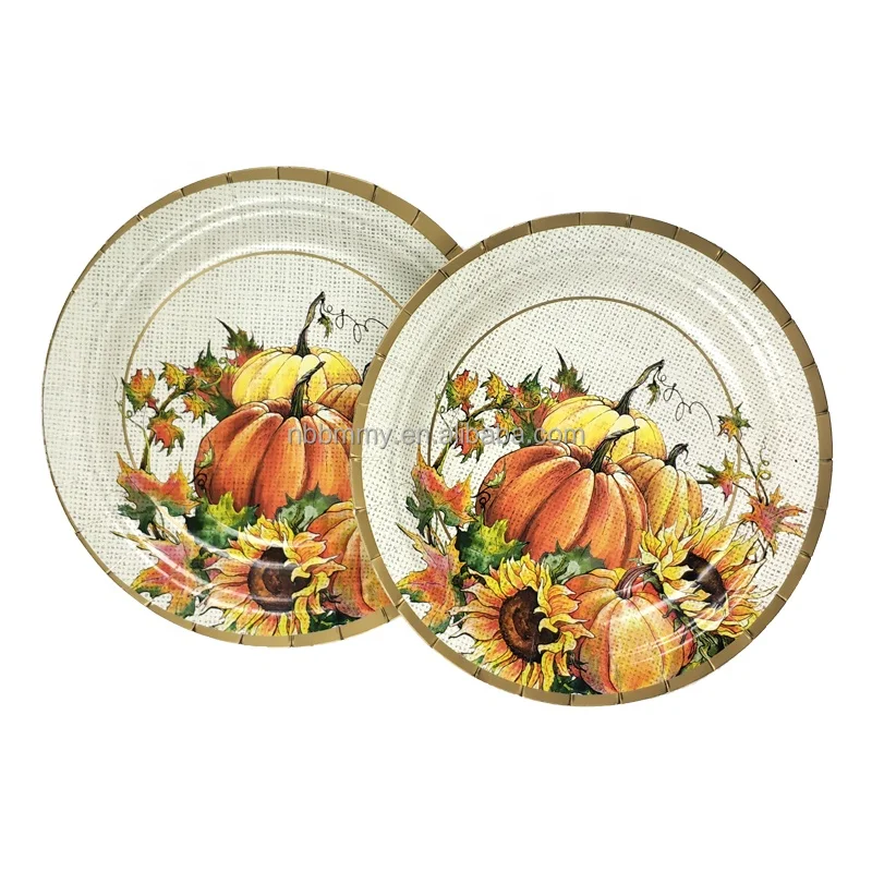 High quality professional custom biodegradable paper plates flower paper plates eco friendly paper plates